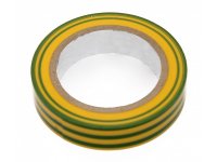Изолента IEK 0.13x15mm Yellow-Green UIZ-13-10-10M-K52 304399