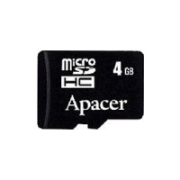 (AP4GMCSH4-RAM)   Apacer,  microSDHC, 4 , class 4, (  ) 