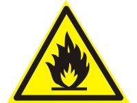 Фолиант Знак Пожароопасно. Легковоспламеняющиеся вещества W01