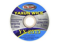 Флюс паяльный Плетенка для снятия припоя YaXun YX-2515 0.25x150cm