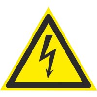 Знак Фолиант Опасность поражения электрическим током 150x150x150mm W08