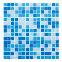 Мозаика 32.7 х 32.7 см цвет голубой