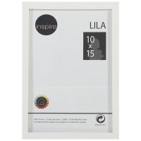 Рамка Inspire "Lila", 10 х 15 см, цвет белый