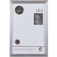 Рамка Inspire "Lila", 10 х 15 см, цвет серебро