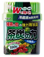 Kokubo поглотитель неприятных запахов для холодильника Сила угля и зеленого чая, 180 гр