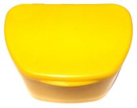 StaiNo Denture Box ? Бокс пластиковый, 95*74*39 мм (желтый) 1 шт.