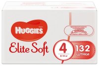  Huggies  Elite Soft 4 (8-14 ) 132 .