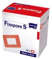 Matopat повязка Fixopore S с впитывающей прокладкой 10 см х 8 c м (10 х 8 см) 50 шт.