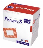 Matopat повязка Fixopore S с впитывающей прокладкой 15 см х 8 c м (15 х 8 см) 50 шт.