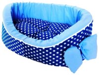 Лежак для кошек, для собак LOORI Дуэт Z0555 49 х 36 х 17 см синий