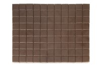 Плитка тротуарная Лувр двухслойная, 100 х 100x60 мм, цвет коричневый