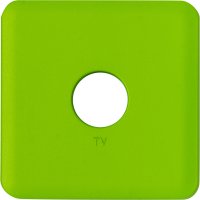 Накладка Lexman Cosy для ТВ розетки, цвет Зеленый