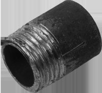 Муфта Резьбы под сварку, 1/2" мм, сталь, цвет Черный