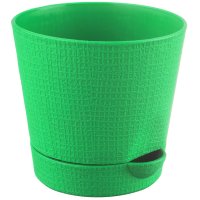 Горшок цветочный Партер светло-Зеленый 0.35 л 95 мм, пластик