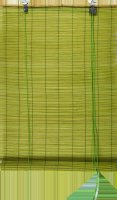 Шторка рулонная Штора рулонная Бамбук 60 х 160 см, цвет Зеленый