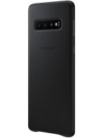   Samsung Galaxy S10 Leather Cover Black EF-VG973LBEGRU