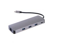  USB Palmexx USB C - HDMI-VGA-3xUSB3.1-USBC-CR-Ethernet PX/HUB USBC 9in1