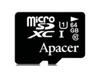  64Gb - Apacer - Micro Secure Digital XC Class 10 UHS-I U1 AP64GMCSX10U1-RA