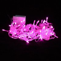 Гирлянда Shantou Gepai 9 м 100 ламп розовая JB202315