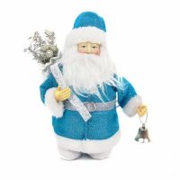 Кукла Новогодняя сказка Дед Мороз 20 см синий 973727