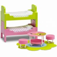 Комплекс Мебель для домика Lundby Смоланд. Детская с 2 кроватями 60209700