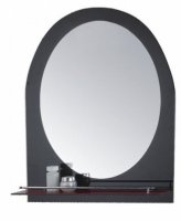 Зеркало с полкой Ledeme L670 80 х 60 см черный