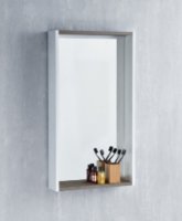 Зеркальный шкаф Акватон Бэлла 1A221702BBAZ0 белый/джара