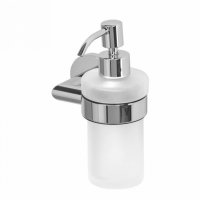 Дозатор для мыла с держателем Aquanet 3681-J 187044 стекло