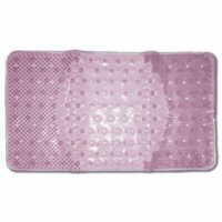 Коврик резиновый массажный для ванной на присосках ZALEL BR-6639 розовый