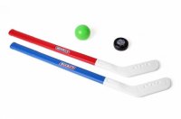 Хоккейный набор ТехноК 2 клюшки, шайба, мяч Т 5569