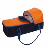 Люлька-переноска Карапуз для коляски Сине-Оранжевый