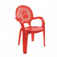 Детский стульчик Dunya Plastic красный 06206