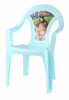 Кресло детское Альтернатива Маша и Медведь 7293 М голубой