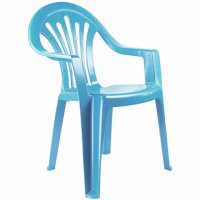 Кресло детское Башпласт голубой 2525 М