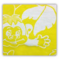 Одеяло Ермолино байковое х/б 100*118 желтый 57-6 ЕТЖ