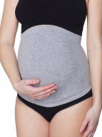 Пояс Фэст бесшовный для беременных женщин (размер 102) серый меланж Б-172