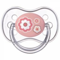 Пустышка Canpol Newborn baby симметричная силикон 6-18 мес 22/581 цвет розовый 250989184