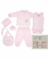 Кроватка Комплекты для новорожденных FIMBABY 200074-3 розовый р 68
