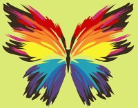 Артвентура Картина по номерам Бабочка-многоцветница
