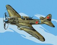 Артвентура Картина по номерам Ил-2 Штурмовик