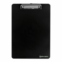 Доска-планшет Brauberg Solid черная 226822