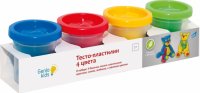 Набор Genio Kids TA1008 для детского творчества Тесто-пластилин 4 цвета