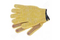 Трикотажные усиленные перчатки СИБРТЕХ гелевое ПВХ-покрытие 68180