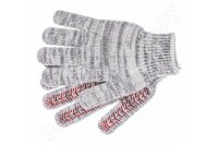 Трикотажные усиленные перчатки СИБРТЕХ гелевое ПВХ-покрытие 68182
