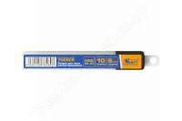 Лезвия сегментированные (10 шт; 9 мм) для технических ножей KRAFT KT 700905