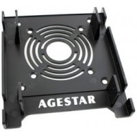 Переходник для установки до двух 2.5" HDD/SSD дисков в отсек 3.5" Agestar 2T3SP (пластик)