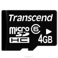   Transcend micro Secure Digital HC Class 4 4Gb + Reader