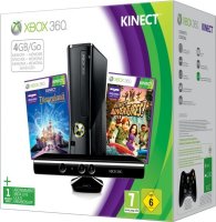   Microsoft XBox 360 4Gb () +  Kinect +  "Kinect Adventures" + 