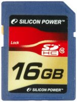 - SDHC 16  Silicon Power, Class 10 ( SP016GBSDH010V10 )