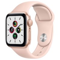 - Apple Watch SE 44mm Gold Aluminum Case with Pink Sand Sport Band (MYDR2RU/A)